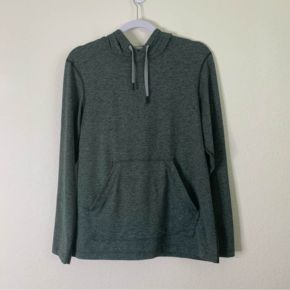 Lululemon Mens green soft jersey pull over hoodie S - Picture 1 of 9